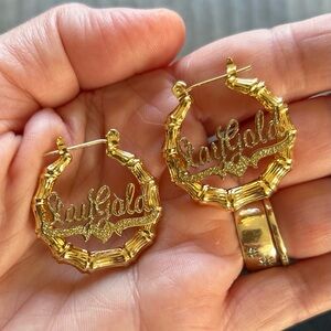 Stay Gold Pony Boy Outsides Hoop Earrings